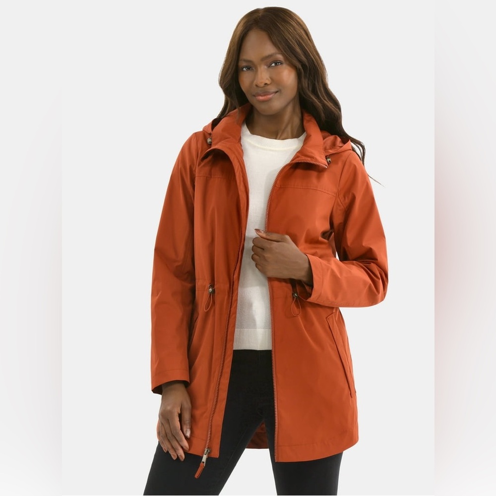 Women's orange Hooded Jacket